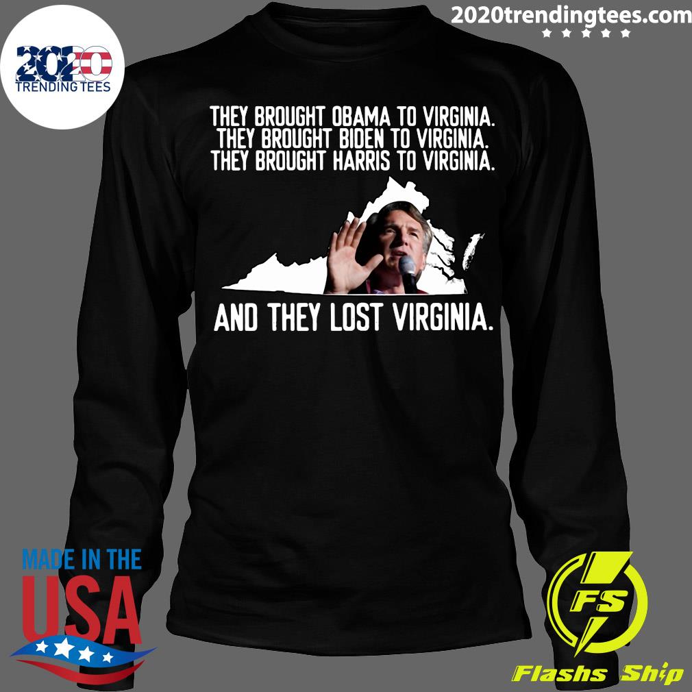 Official They Brought Obama To Virginia Biden Harris - Adult & Kids T-Shirts, Sweatshirts & Hoodies apparel design preview 4