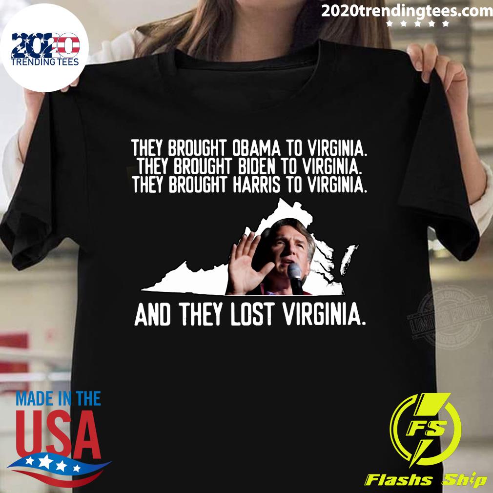 Official They Brought Obama To Virginia Biden Harris - Adult & Kids T-Shirts, Sweatshirts & Hoodies apparel design preview 1