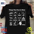 Official Things That Float In Water - Adult & Kids T-Shirts, Sweatshirts & Hoodies apparel design preview 1