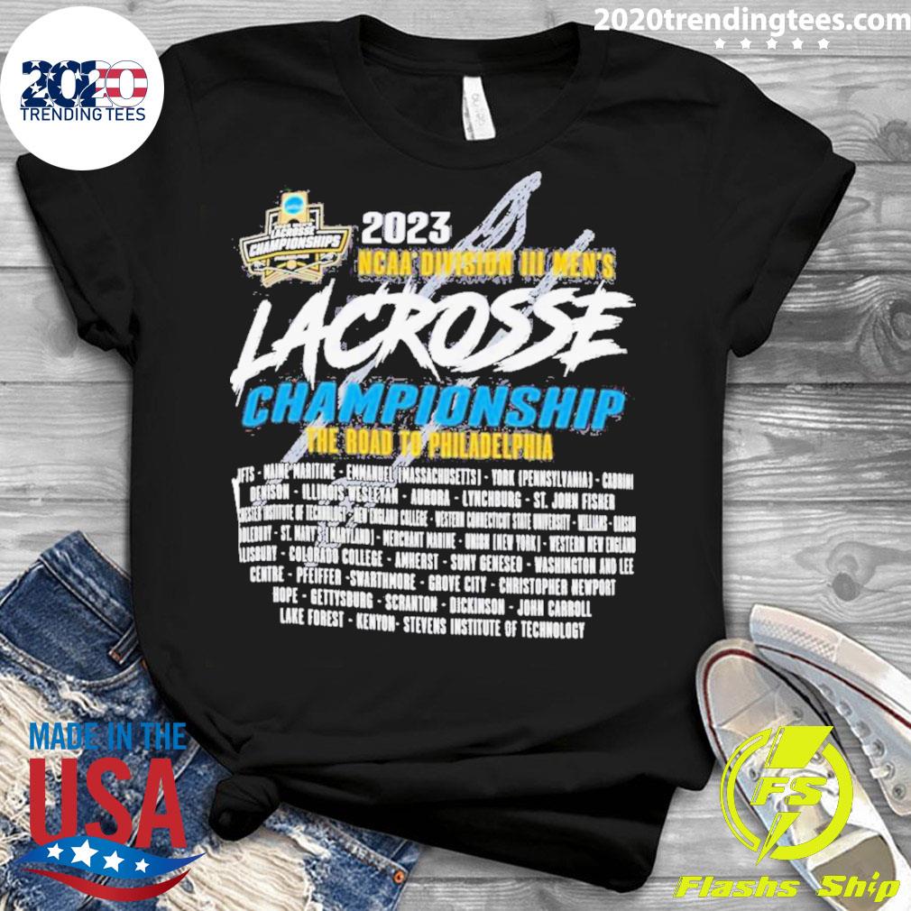 Official third rounds 2023 d3 mens lacrosse - Adult & Kids T-Shirts, Sweatshirts & Hoodies apparel design preview 3