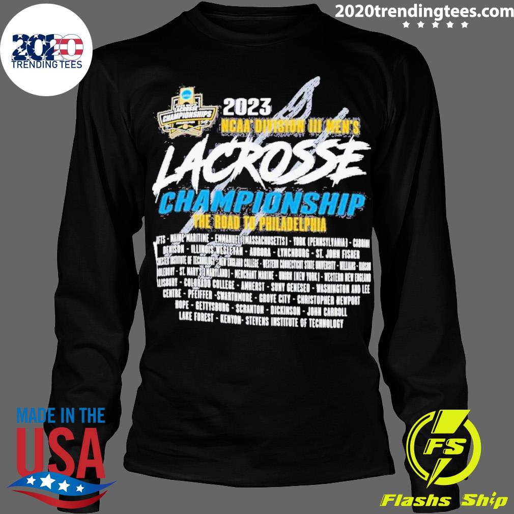 Official third rounds 2023 d3 mens lacrosse - Adult & Kids T-Shirts, Sweatshirts & Hoodies apparel design preview 4