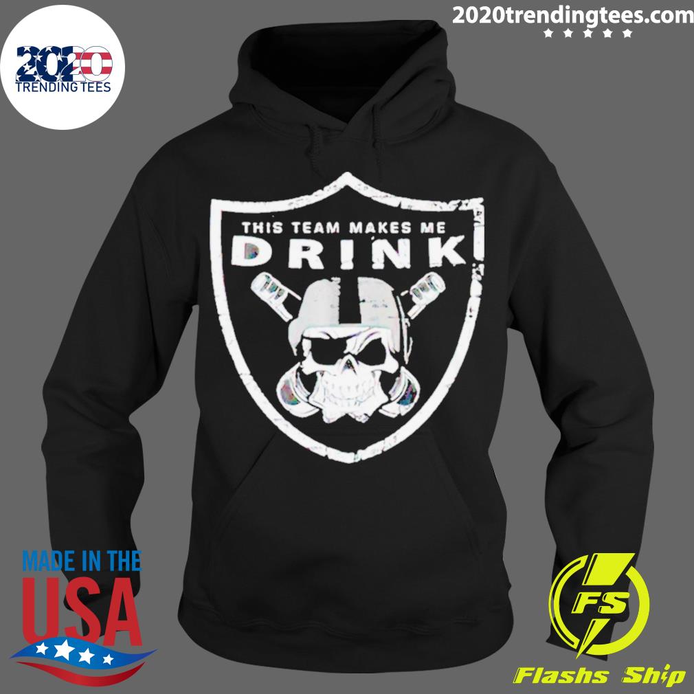 Official this Team Makes Me Drink - Adult & Kids T-Shirts, Sweatshirts & Hoodies apparel design preview 2