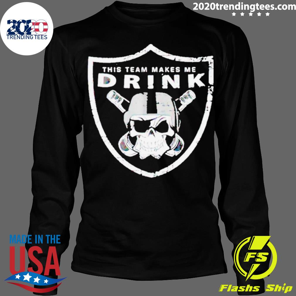 Official this Team Makes Me Drink - Adult & Kids T-Shirts, Sweatshirts & Hoodies apparel design preview 4