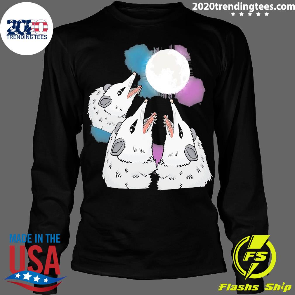 Official Three Opossum Moon Lover - Adult & Kids T-Shirts, Sweatshirts & Hoodies apparel design preview 4