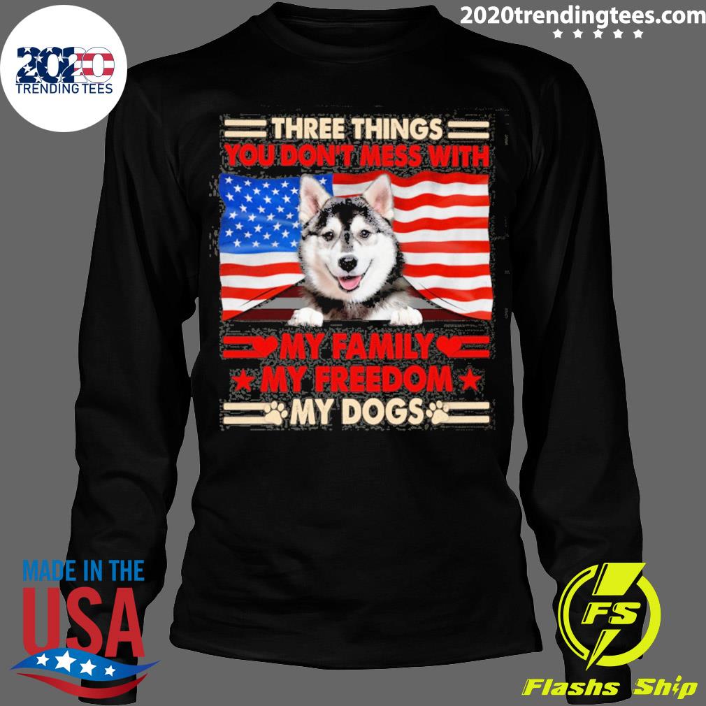 Official three things you don't mess with my family - Adult & Kids T-Shirts, Sweatshirts & Hoodies apparel design preview 4