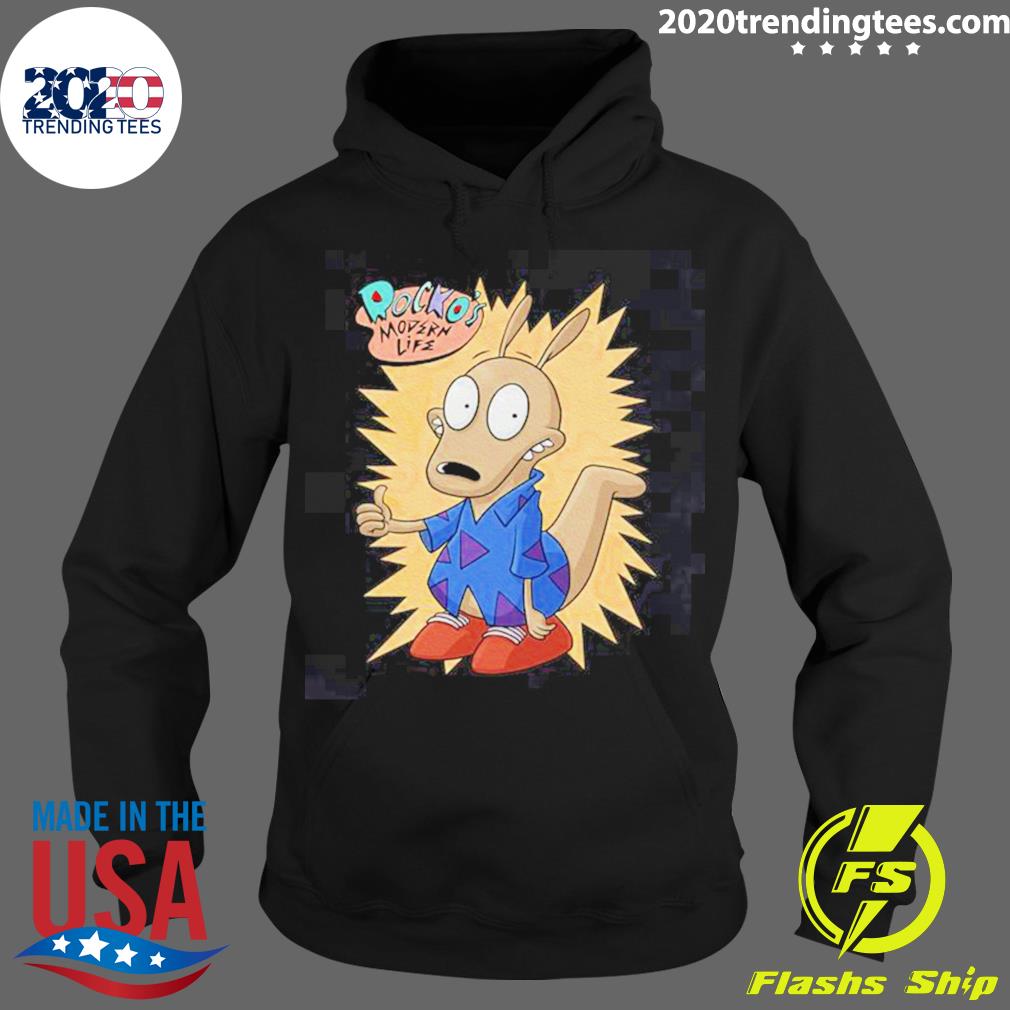 Official thumb Up Rocko's Modern Life - Adult & Kids T-Shirts, Sweatshirts & Hoodies apparel design preview 2