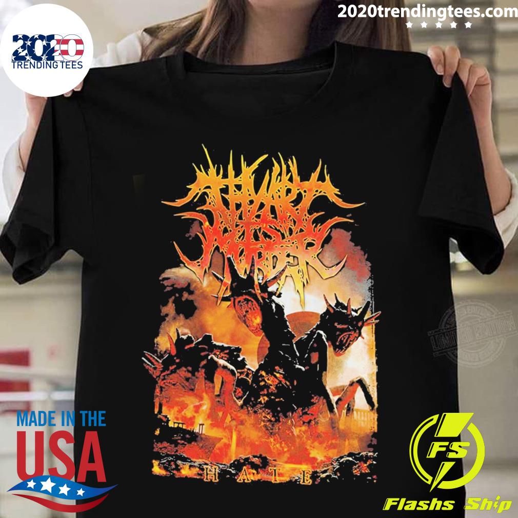 Official thy Art Is Murder Hate - Adult & Kids T-Shirts, Sweatshirts & Hoodies apparel design preview 1