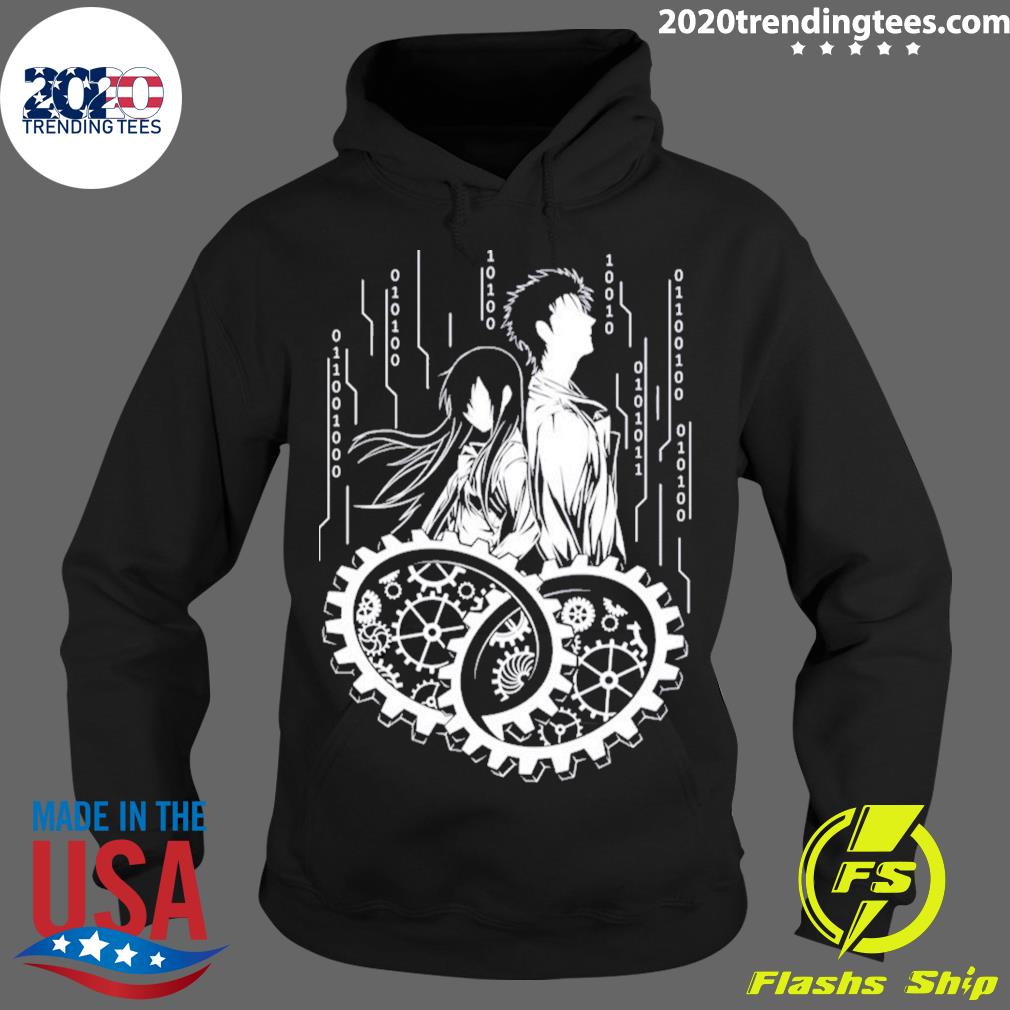 Official time Steins Gate - Adult & Kids T-Shirts, Sweatshirts & Hoodies apparel design preview 2