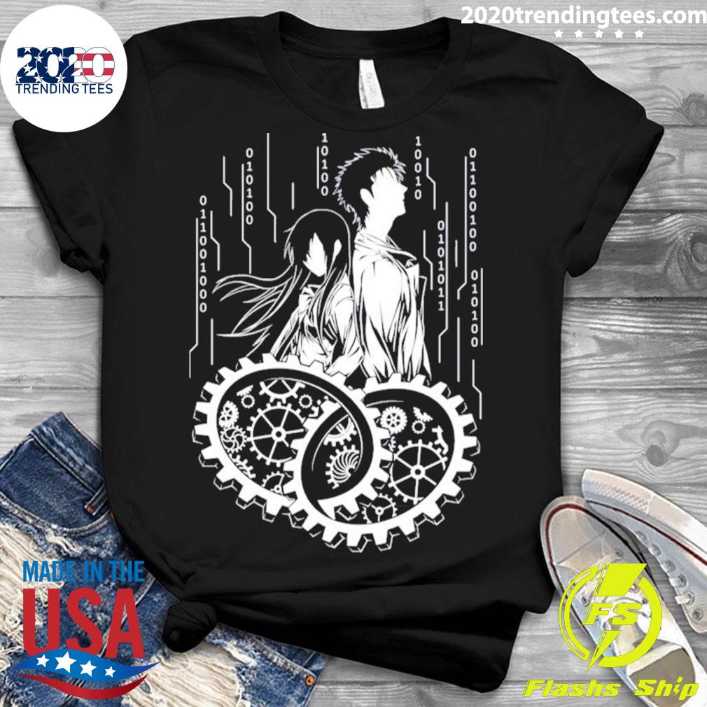 Official time Steins Gate - Adult & Kids T-Shirts, Sweatshirts & Hoodies apparel design preview 3