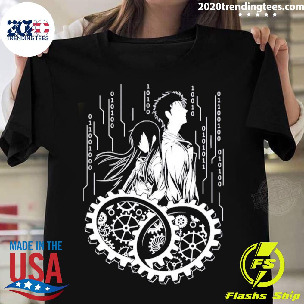 Official time Steins Gate - Adult & Kids T-Shirts, Sweatshirts & Hoodies apparel design preview 1