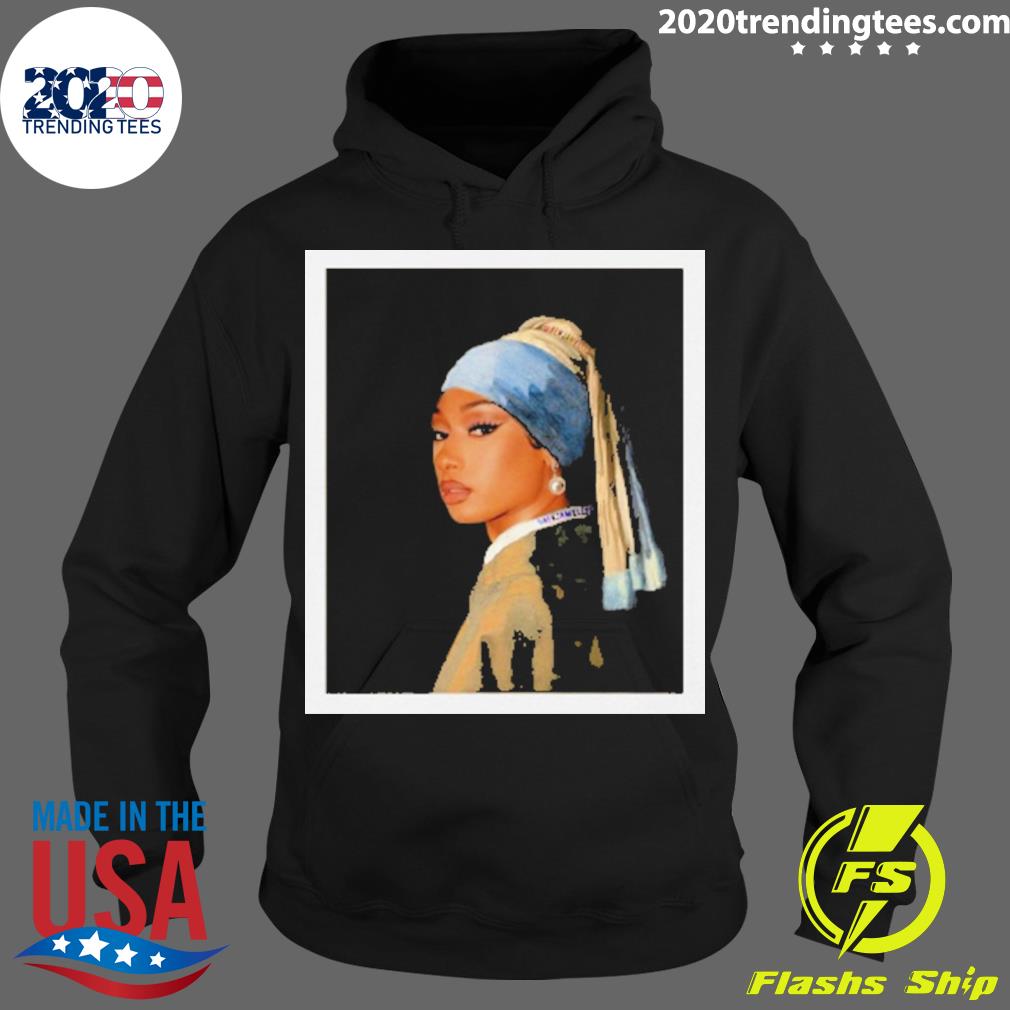 Official tina Snow Hot Girl With A Pearl Earring - Adult & Kids T-Shirts, Sweatshirts & Hoodies apparel design preview 2
