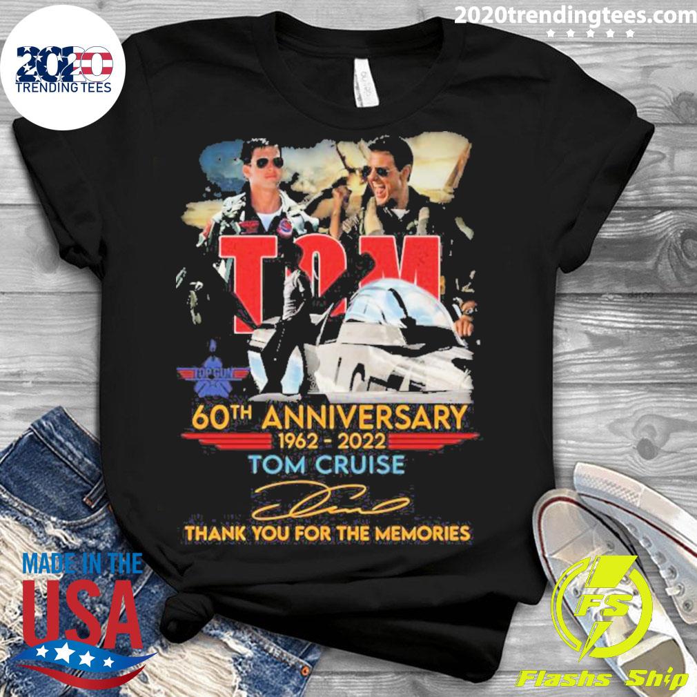 Official tom 60th Anniversary 1962-2022 Cruise - Adult & Kids T-Shirts, Sweatshirts & Hoodies apparel design preview 3