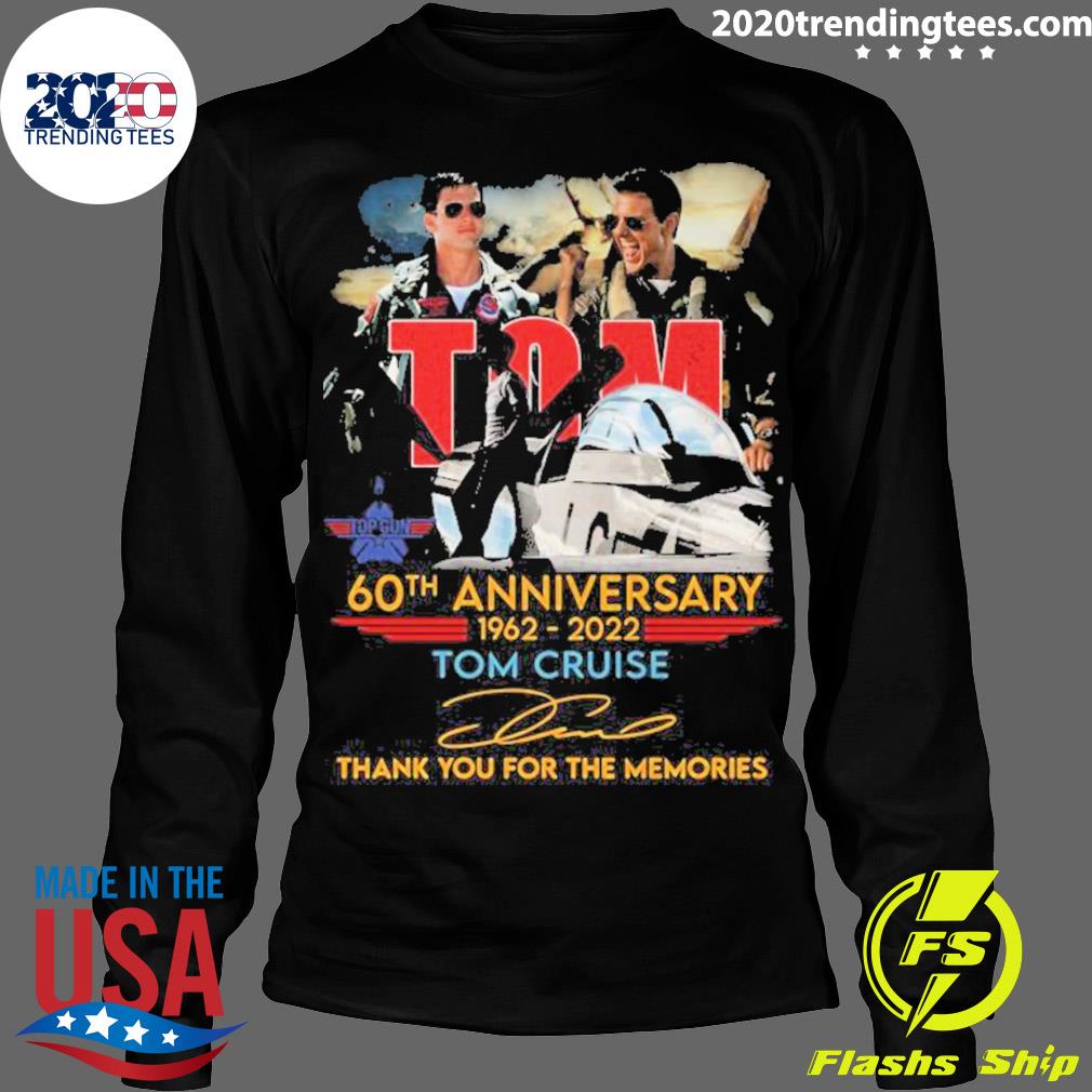 Official tom 60th Anniversary 1962-2022 Cruise - Adult & Kids T-Shirts, Sweatshirts & Hoodies apparel design preview 4