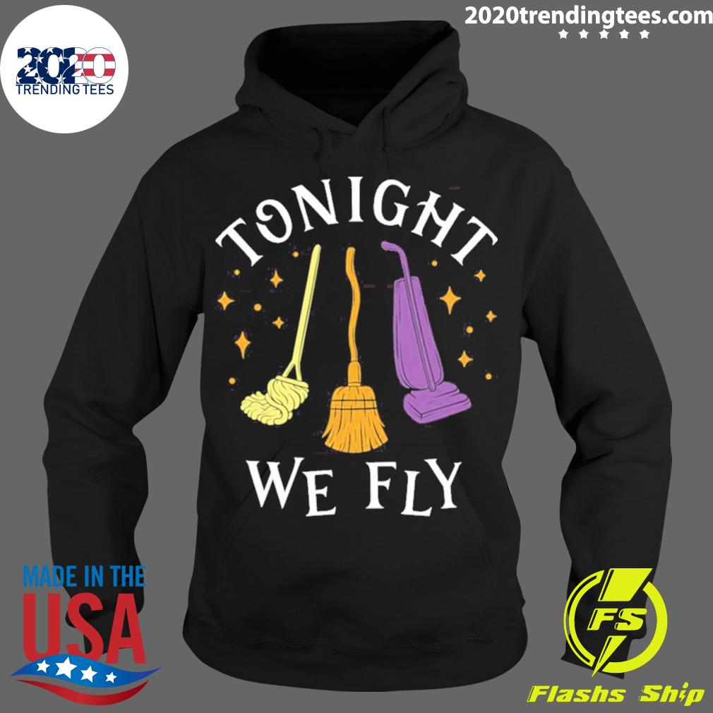 Official tonight We Fly Witch Sisters Quote Halloween - Adult & Kids T-Shirts, Sweatshirts & Hoodies apparel design preview 2