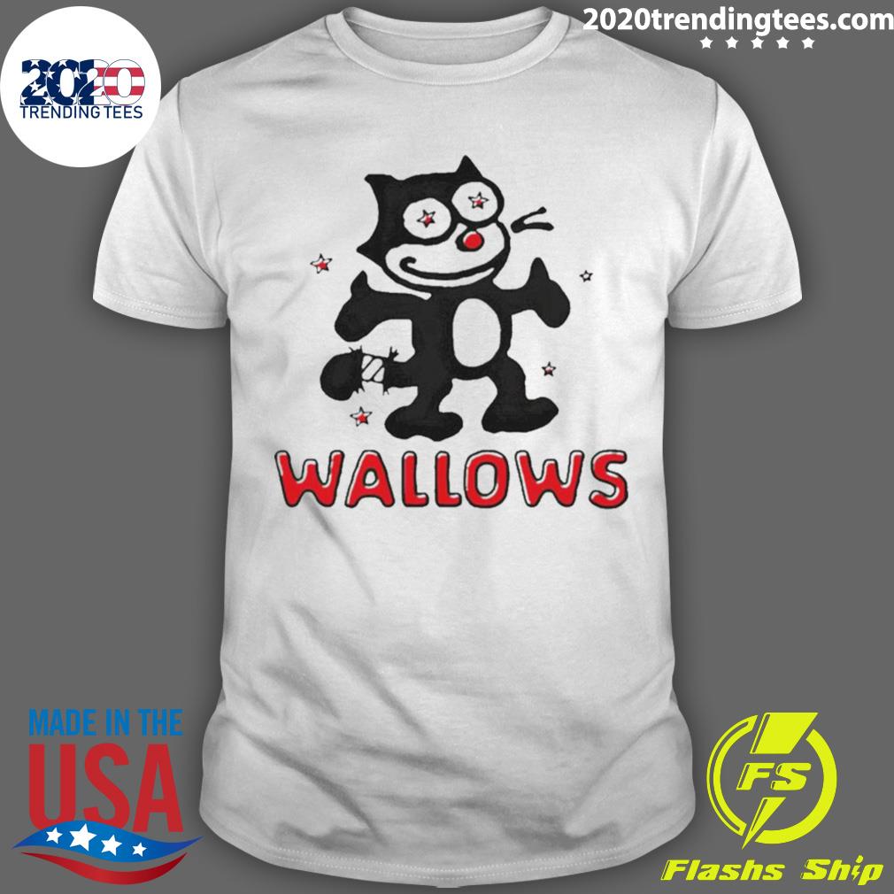 Official toon Cat Wallows - Adult & Kids T-Shirts, Sweatshirts & Hoodies apparel design preview 1