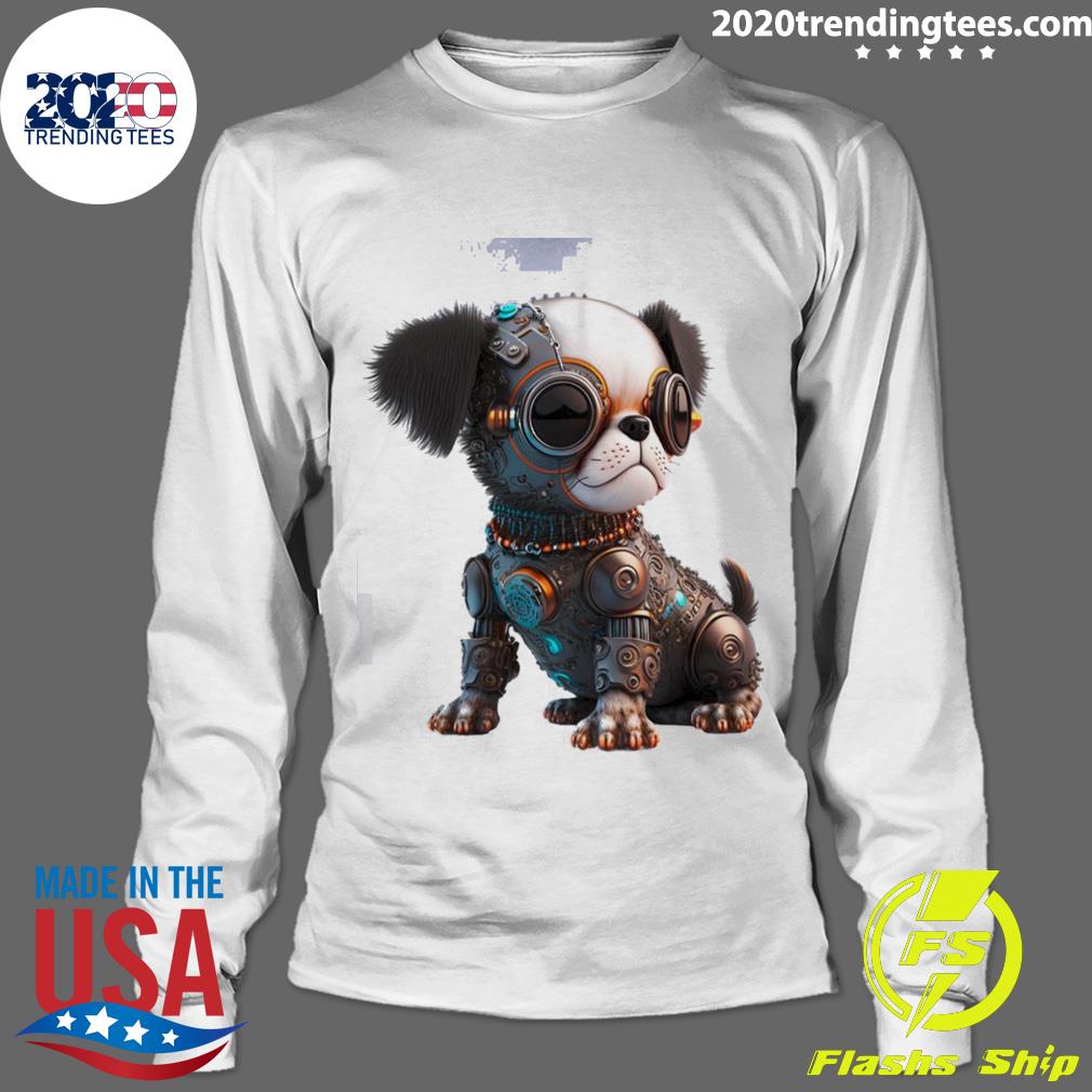 Official toy Art Cyberpunk Dog N11 - Adult & Kids T-Shirts, Sweatshirts & Hoodies apparel design preview 4