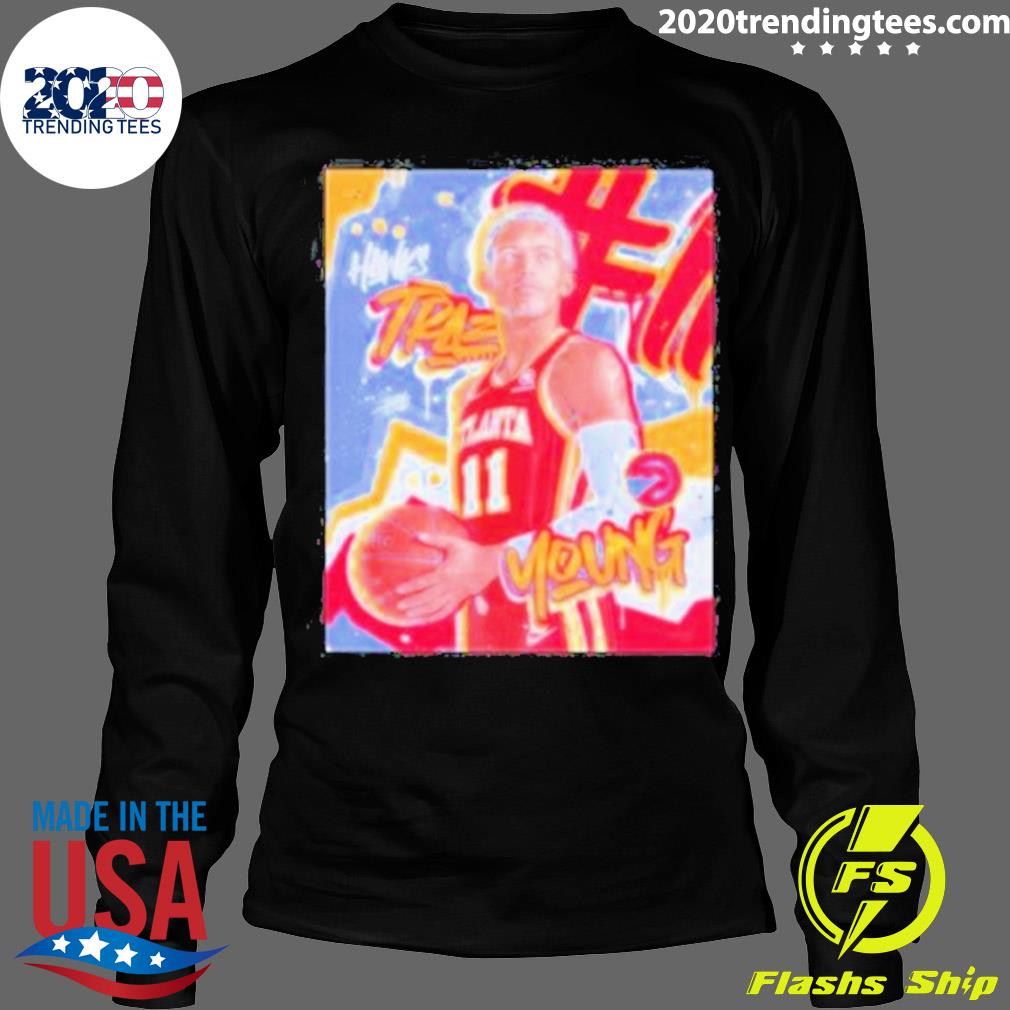 Official trae Young 11 Atlanta Hawks - Adult & Kids T-Shirts, Sweatshirts & Hoodies apparel design preview 4