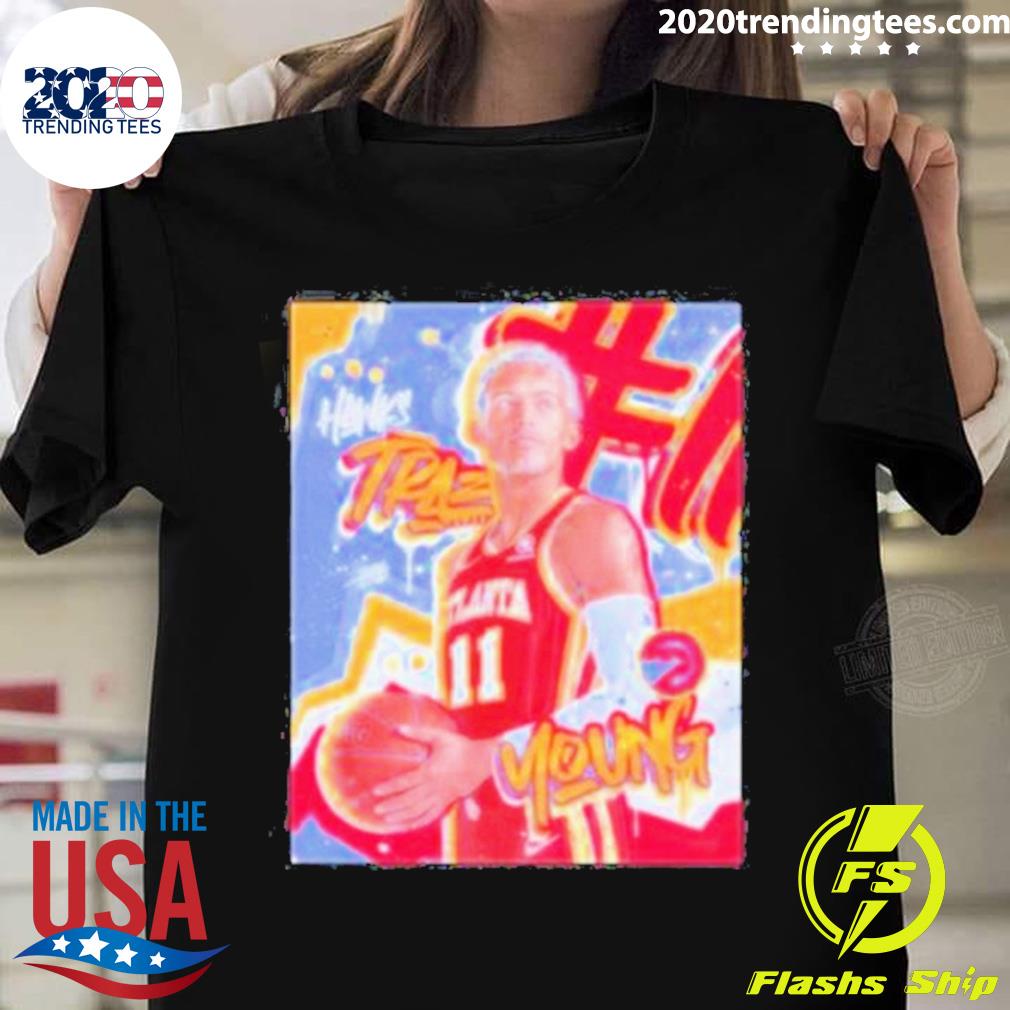 Official trae Young 11 Atlanta Hawks - Adult & Kids T-Shirts, Sweatshirts & Hoodies apparel design preview 1