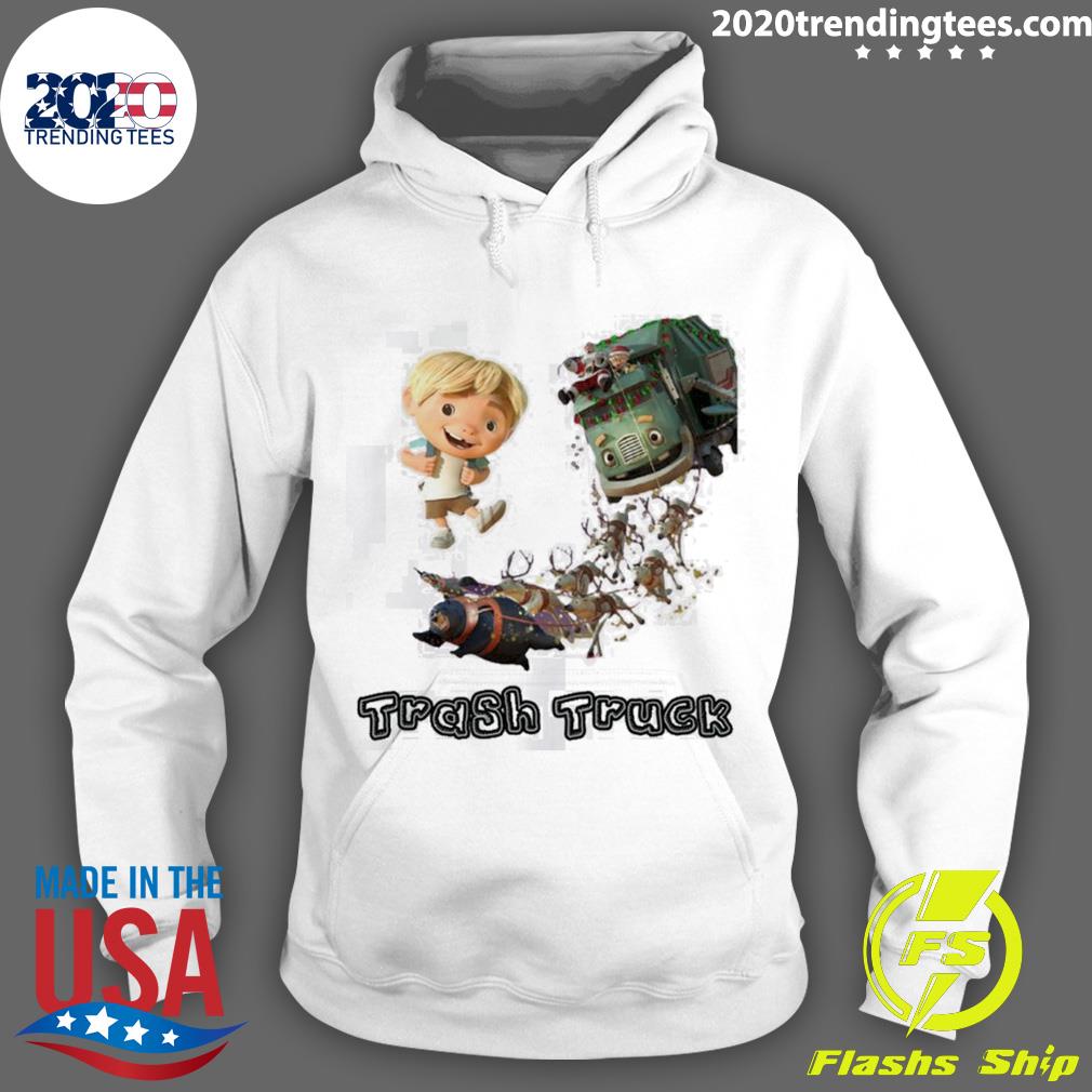 Official trash Truck Netflix Holiday Movie - Adult & Kids T-Shirts, Sweatshirts & Hoodies apparel design preview 2