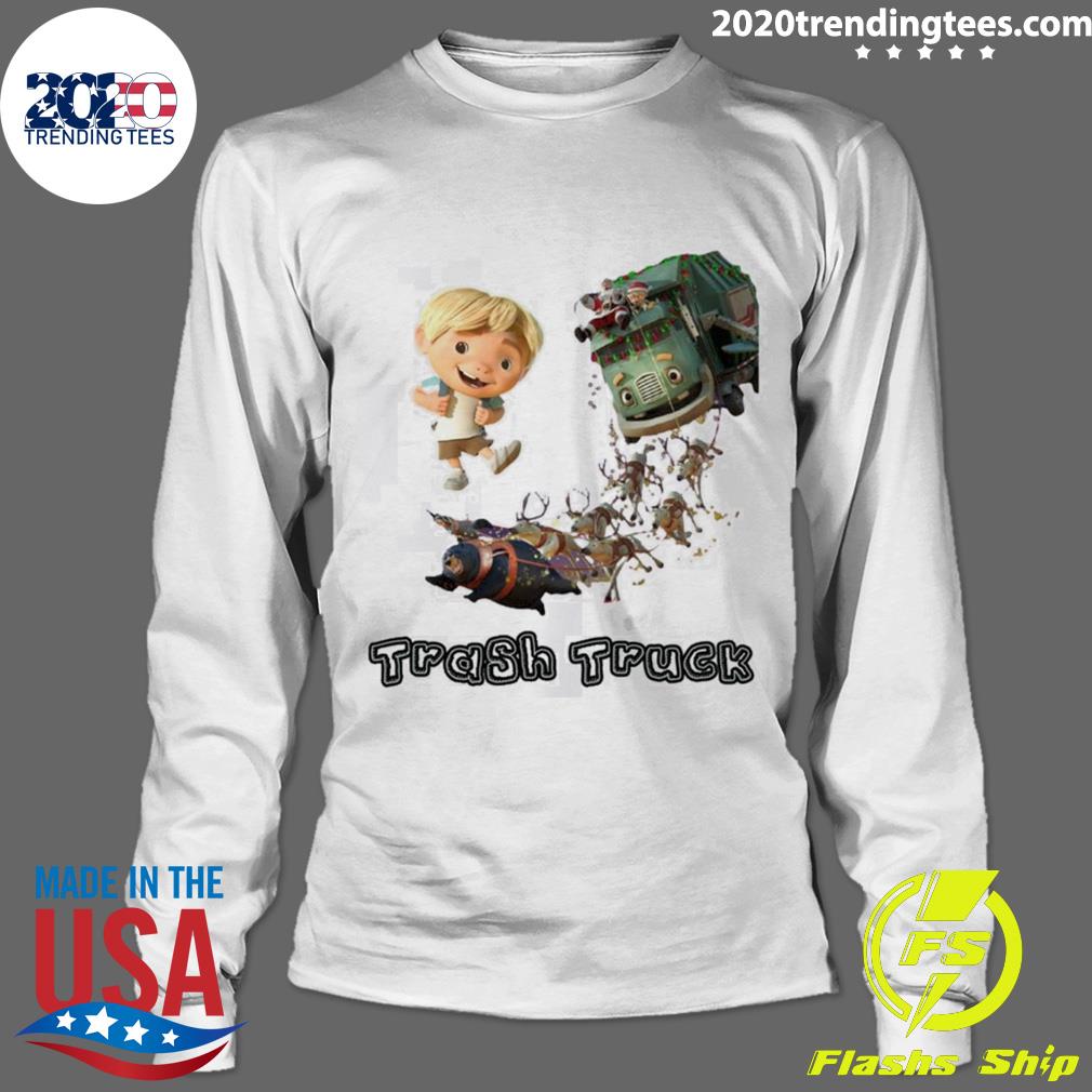 Official trash Truck Netflix Holiday Movie - Adult & Kids T-Shirts, Sweatshirts & Hoodies apparel design preview 4