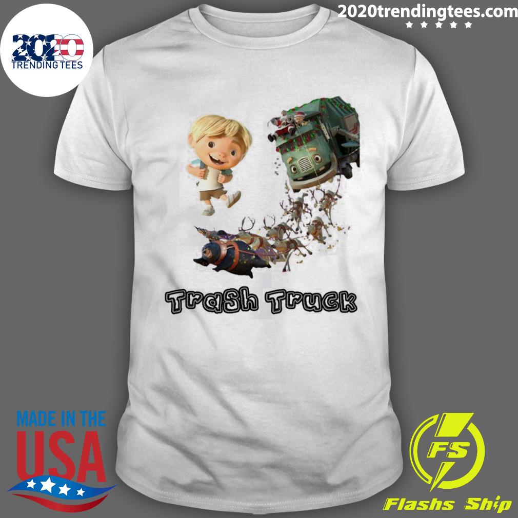 Official trash Truck Netflix Holiday Movie - Adult & Kids T-Shirts, Sweatshirts & Hoodies apparel design preview 1