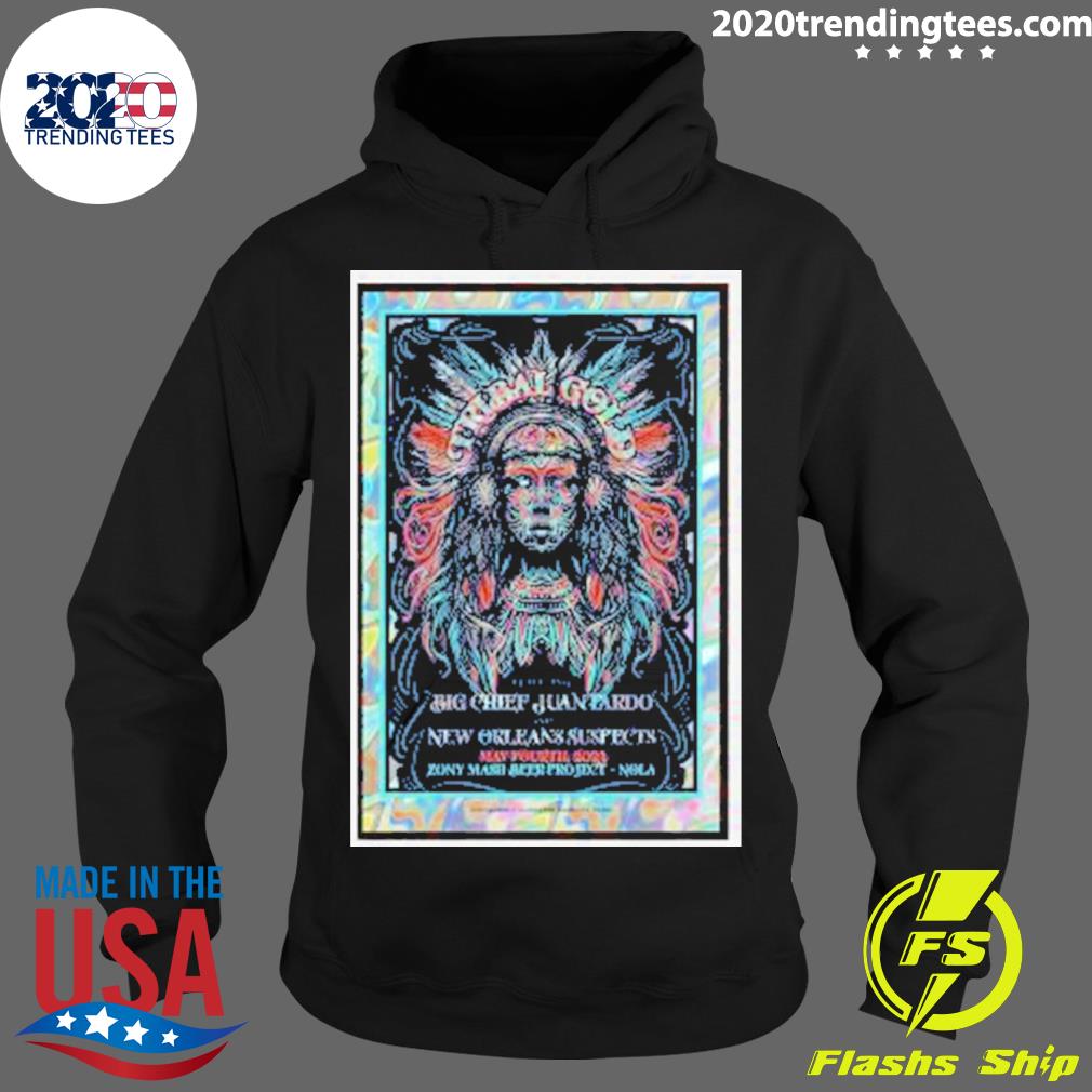 Official tribal Gold New Orleans May 4 2023 Poster - Adult & Kids T-Shirts, Sweatshirts & Hoodies apparel design preview 2