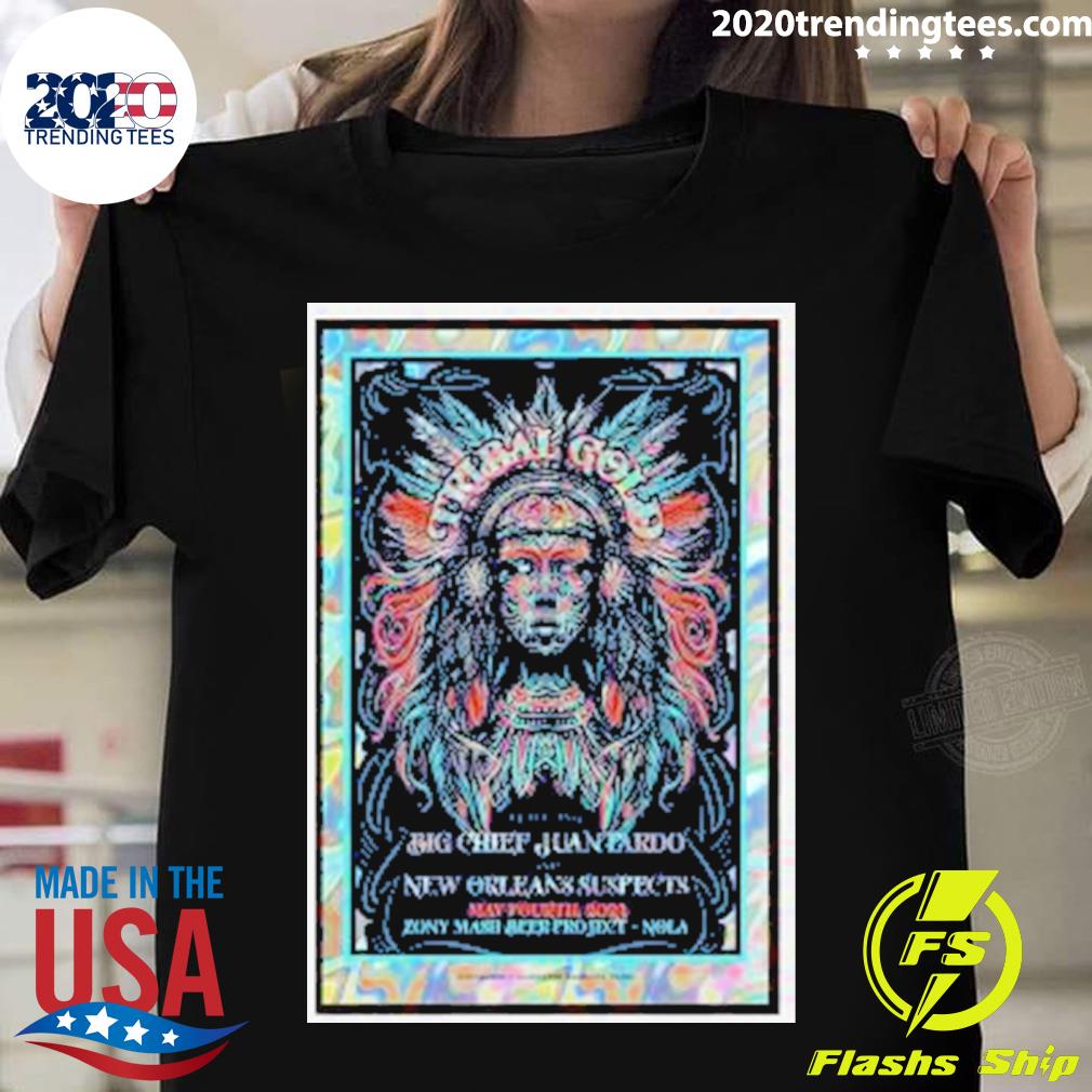Official tribal Gold New Orleans May 4 2023 Poster - Adult & Kids T-Shirts, Sweatshirts & Hoodies apparel design preview 1