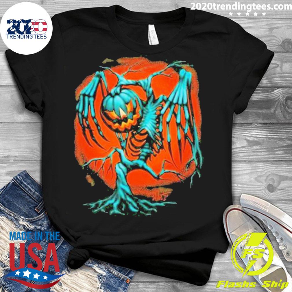 Official tricker Tree Pumpkin Halloween 2023 - Adult & Kids T-Shirts, Sweatshirts & Hoodies apparel design preview 3
