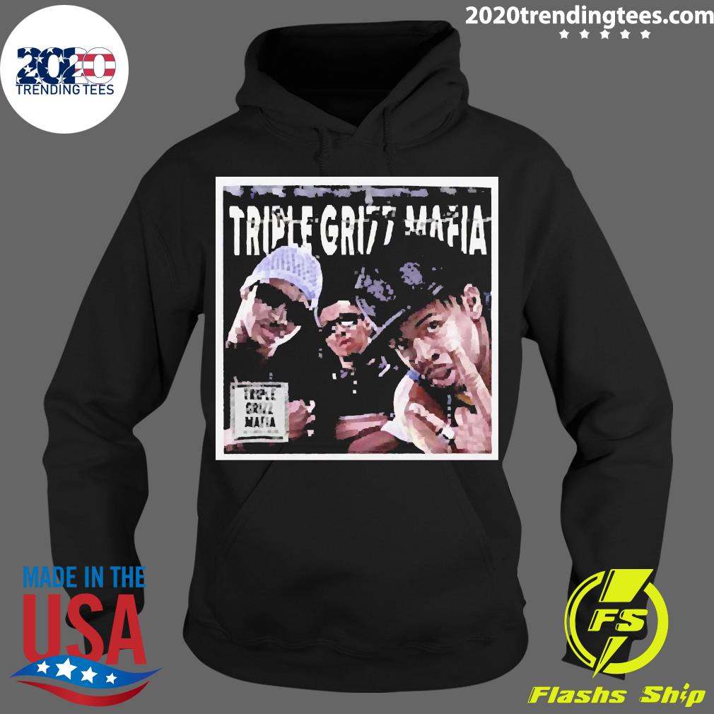 Official triple Grizz Mafia - Adult & Kids T-Shirts, Sweatshirts & Hoodies apparel design preview 2