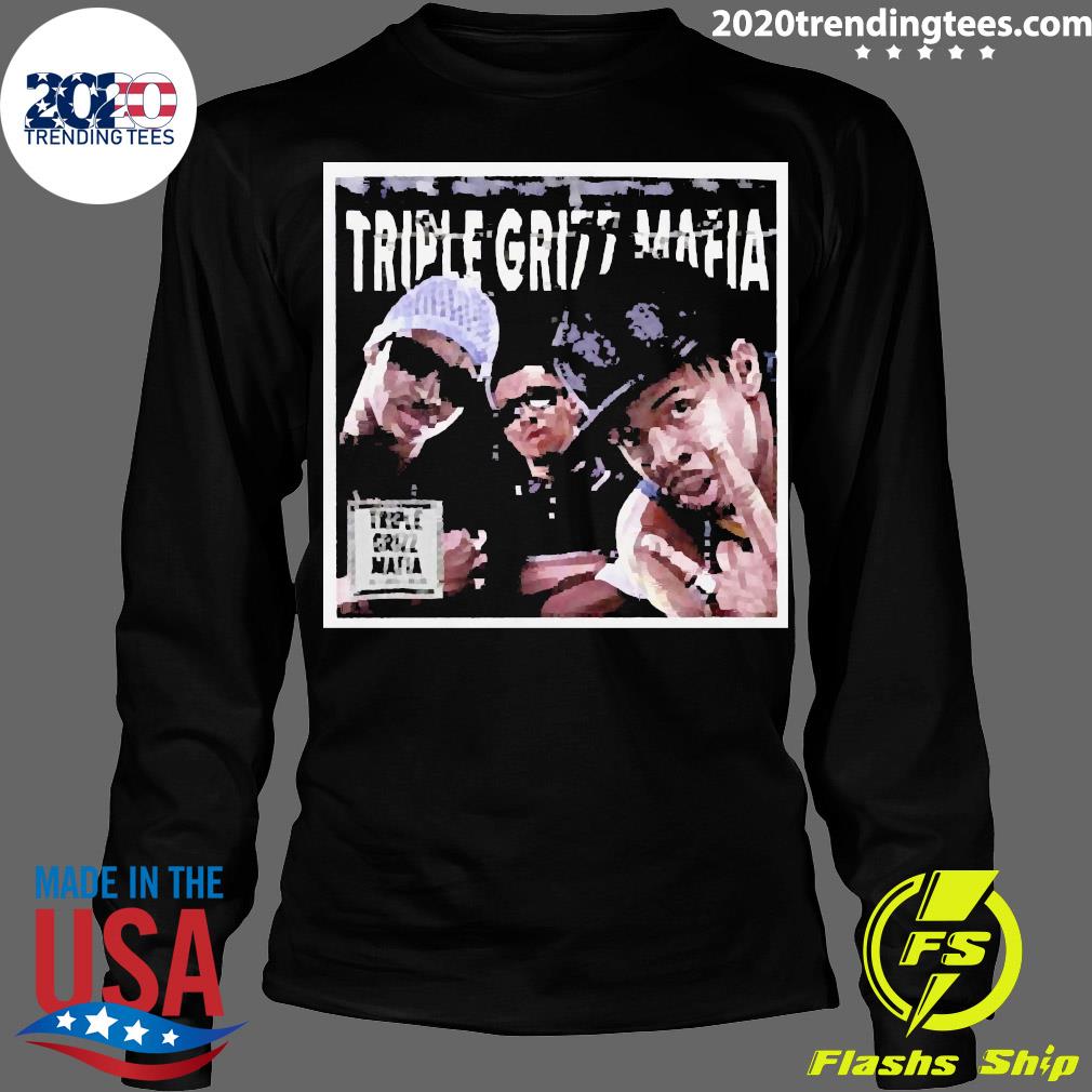 Official triple Grizz Mafia - Adult & Kids T-Shirts, Sweatshirts & Hoodies apparel design preview 4
