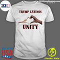 Official trump Latinos Unity - Adult & Kids T-Shirts, Sweatshirts & Hoodies apparel design preview 1