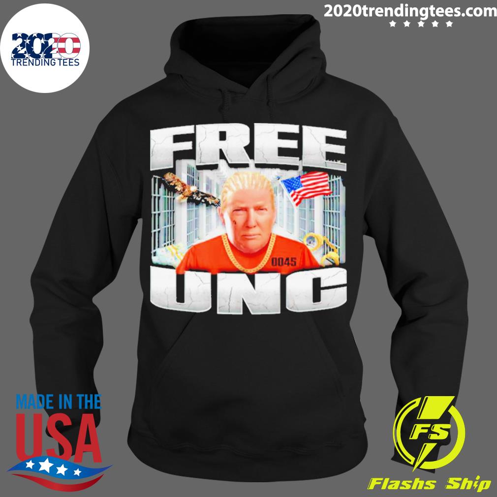Official trump Mugshot Free Unc - Adult & Kids T-Shirts, Sweatshirts & Hoodies apparel design preview 2