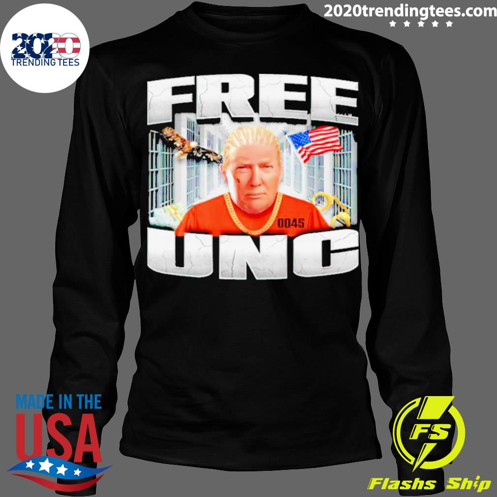 Official trump Mugshot Free Unc - Adult & Kids T-Shirts, Sweatshirts & Hoodies apparel design preview 4