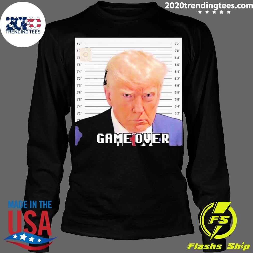 Official trump Mugshot Game Over - Adult & Kids T-Shirts, Sweatshirts & Hoodies apparel design preview 4
