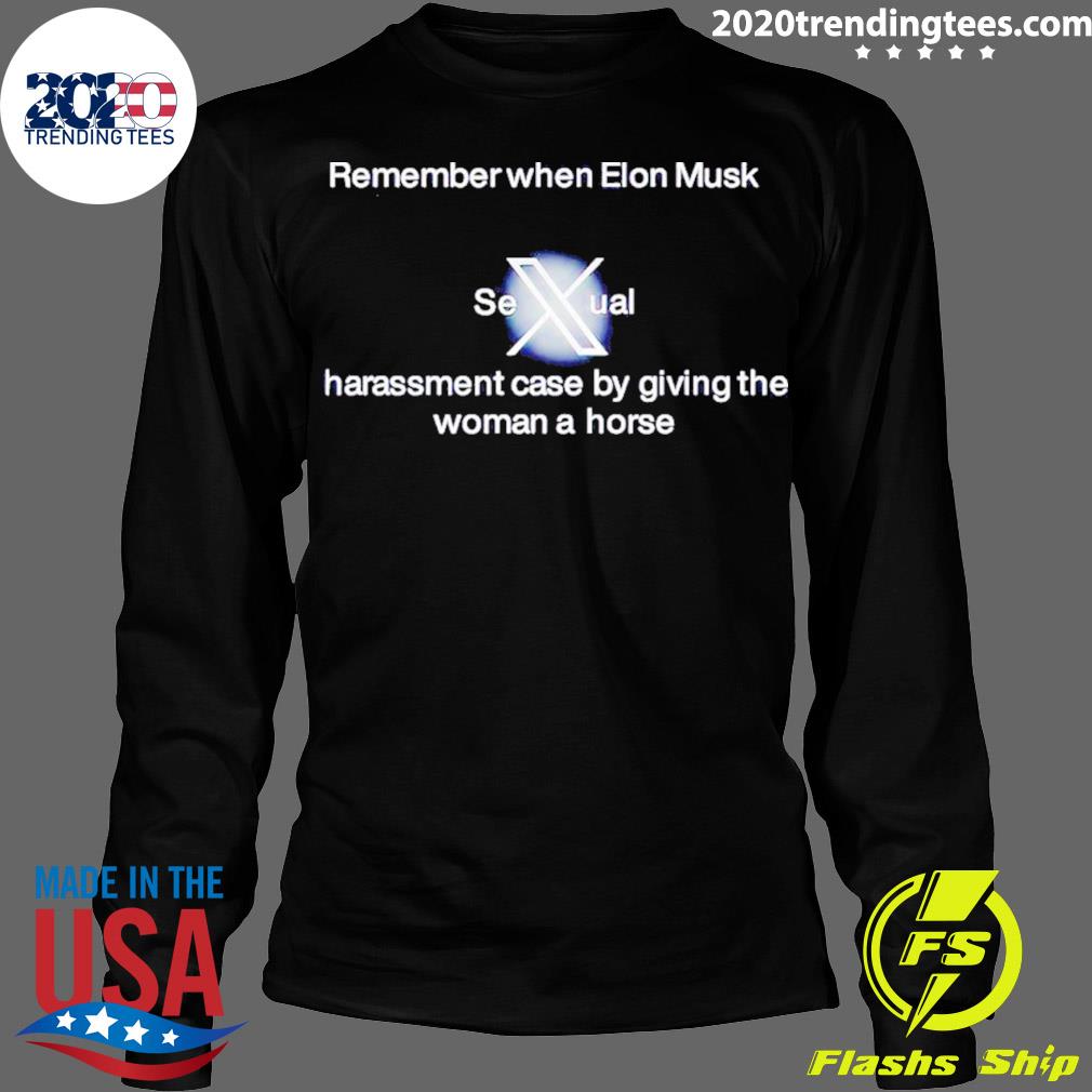 Official twitter Remember When Elon Musk Sexual - Adult & Kids T-Shirts, Sweatshirts & Hoodies apparel design preview 4