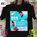 Official tyreek Hill Is The Most Receiving Yards In - Adult & Kids T-Shirts, Sweatshirts & Hoodies apparel design preview 1