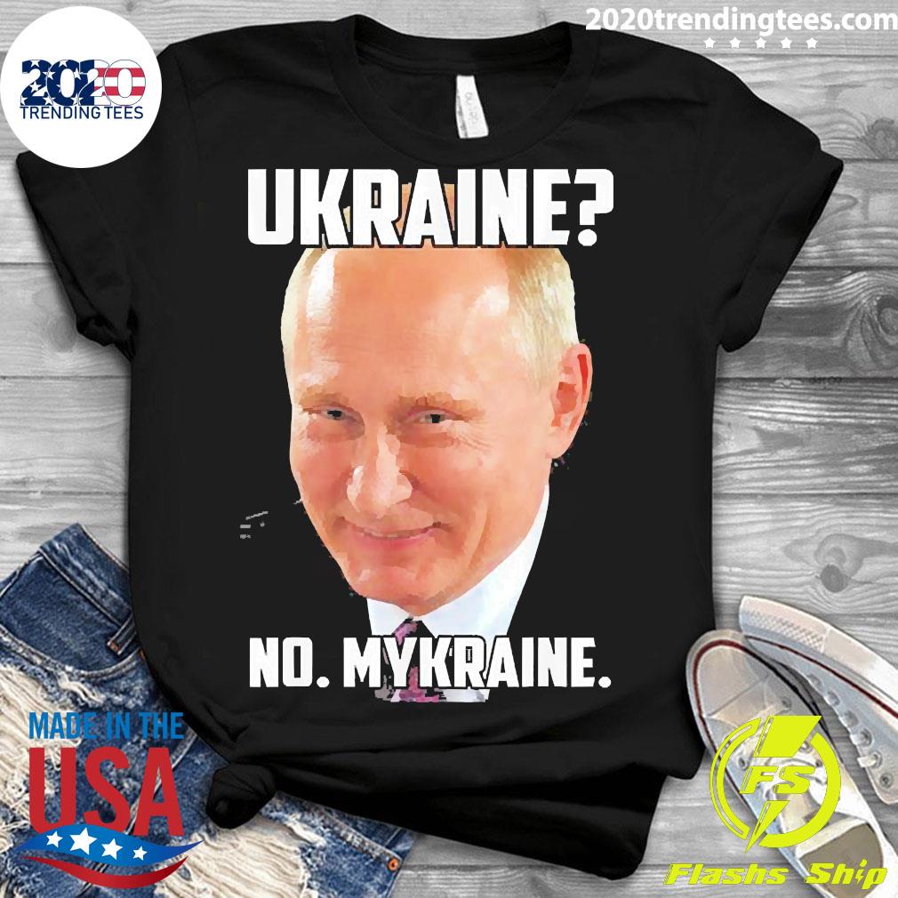 Official ukraine No Mykraine Putin Meme Support - Adult & Kids T-Shirts, Sweatshirts & Hoodies apparel design preview 3