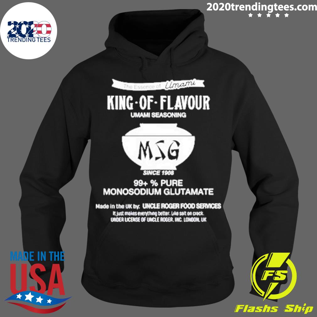 Official uncle Roger King Of Flavor - Adult & Kids T-Shirts, Sweatshirts & Hoodies apparel design preview 2
