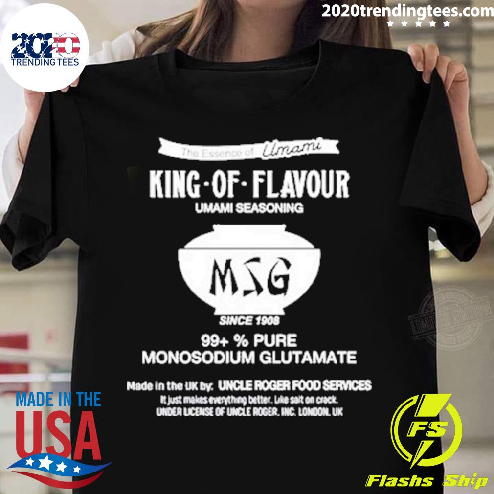 Official uncle Roger King Of Flavor - Adult & Kids T-Shirts, Sweatshirts & Hoodies apparel design preview 1