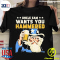 Official uncle Sam Wants You Hammered Beer - Adult & Kids T-Shirts, Sweatshirts & Hoodies apparel design preview 1