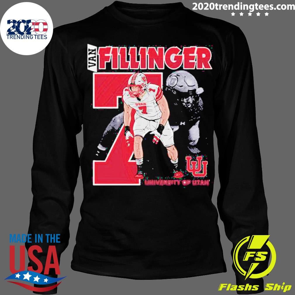 Official utah Utes Van Fillinger 2023 NCAA Football - Adult & Kids T-Shirts, Sweatshirts & Hoodies apparel design preview 4