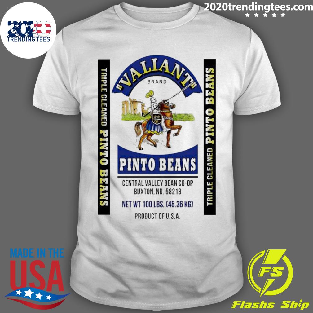 Official valiant Pinto Beans - Adult & Kids T-Shirts, Sweatshirts & Hoodies apparel design preview 1