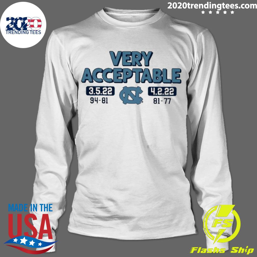Official very Acceptable North Carolina Tar Heels - Adult & Kids T-Shirts, Sweatshirts & Hoodies apparel design preview 4