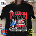 Official violent Gentlemen Let Freedom Ring - Adult & Kids T-Shirts, Sweatshirts & Hoodies apparel design preview 1