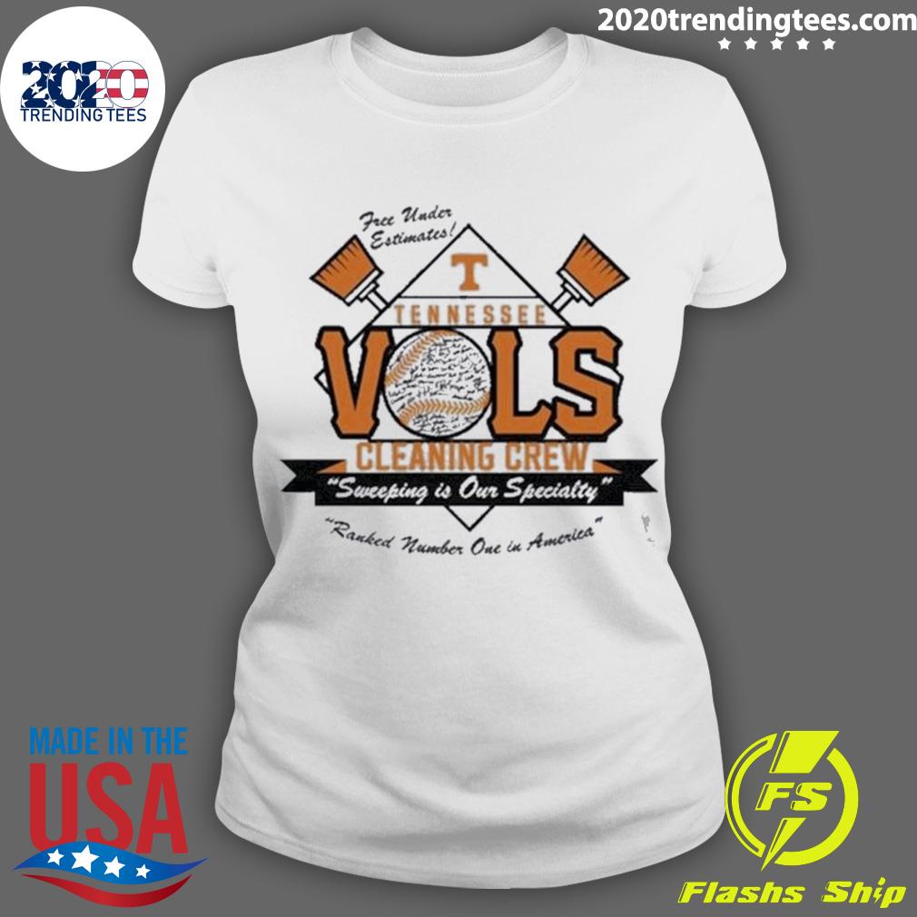 Official vol Baseball Cleaning Crew - Adult & Kids T-Shirts, Sweatshirts & Hoodies apparel design preview 3