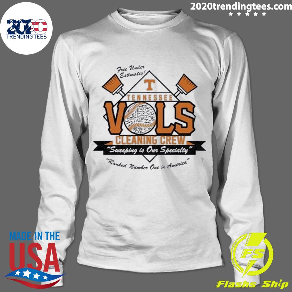 Official vol Baseball Cleaning Crew - Adult & Kids T-Shirts, Sweatshirts & Hoodies apparel design preview 4
