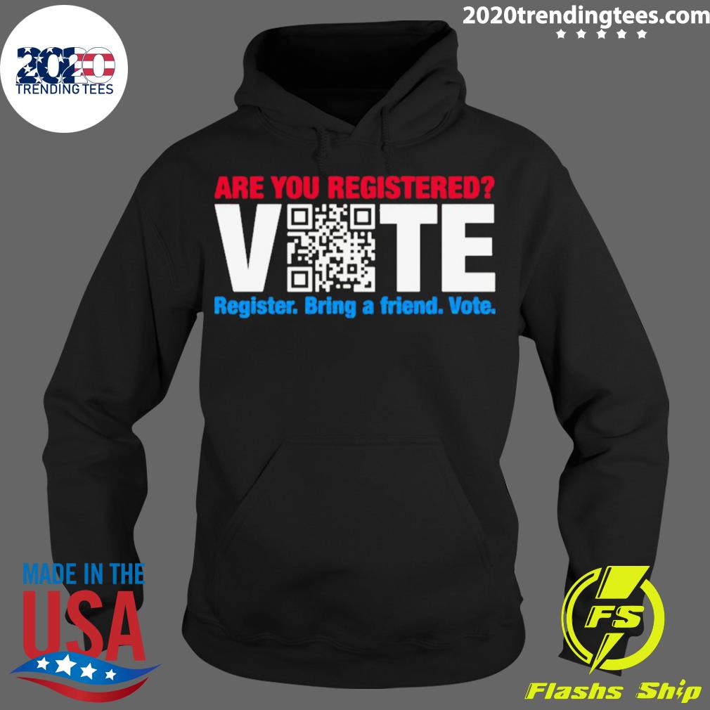 Official vote Qr Code Election - Adult & Kids T-Shirts, Sweatshirts & Hoodies apparel design preview 2