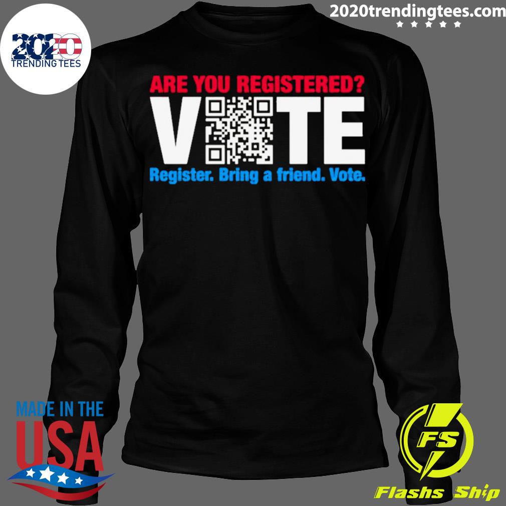 Official vote Qr Code Election - Adult & Kids T-Shirts, Sweatshirts & Hoodies apparel design preview 4