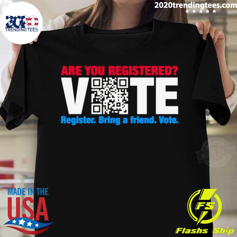 Official vote Qr Code Election - Adult & Kids T-Shirts, Sweatshirts & Hoodies apparel design preview 1