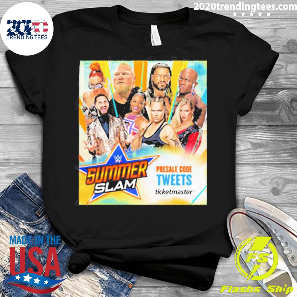 Official waiting For The Match SummerSlam 2022 - Adult & Kids T-Shirts, Sweatshirts & Hoodies apparel design preview 3